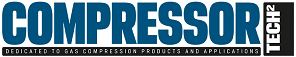 The logo for Compressor with blue text