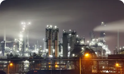 A large industrial plant