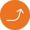 Increase Icon Arrow Facing Up